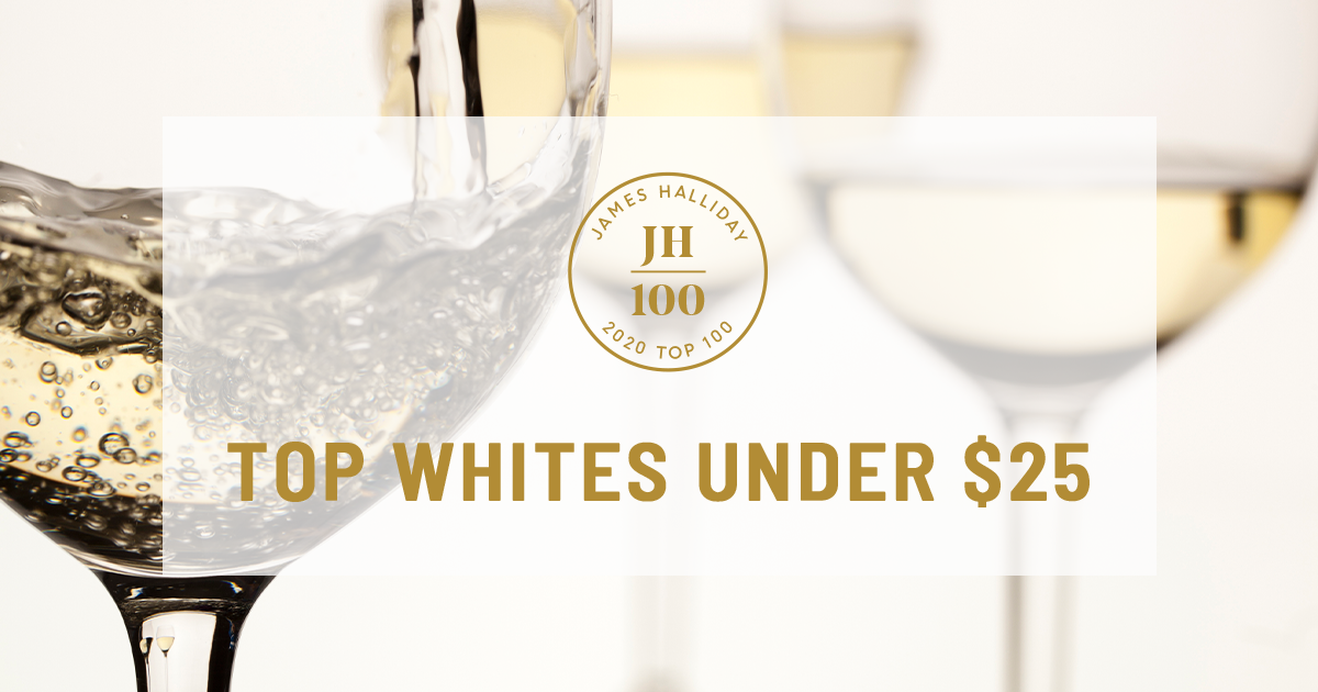 Top white wines under 25 Halliday Wine Companion