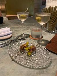 Gilda's martinis and anchovy appetiser