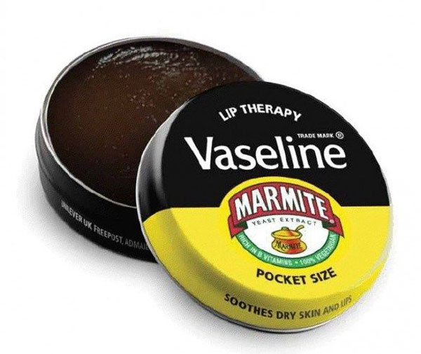 Marmite-flavoured Vaseline as the brand's April Fool's Day prank.