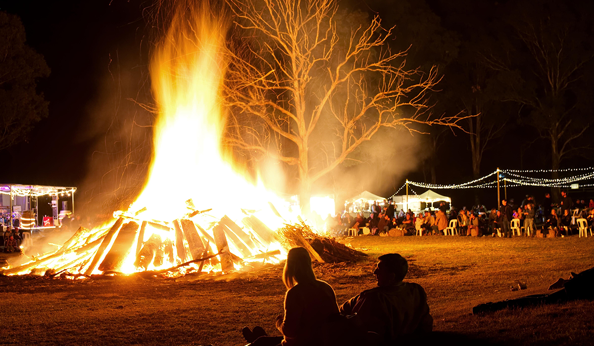 Bonfire at Glandore