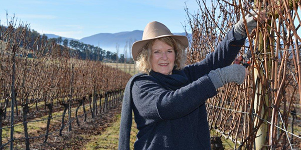 Rosemary Bennett of Home Hill winery in Tasmania
