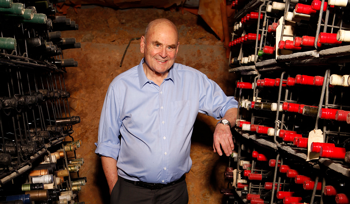 James Halliday in the cellar