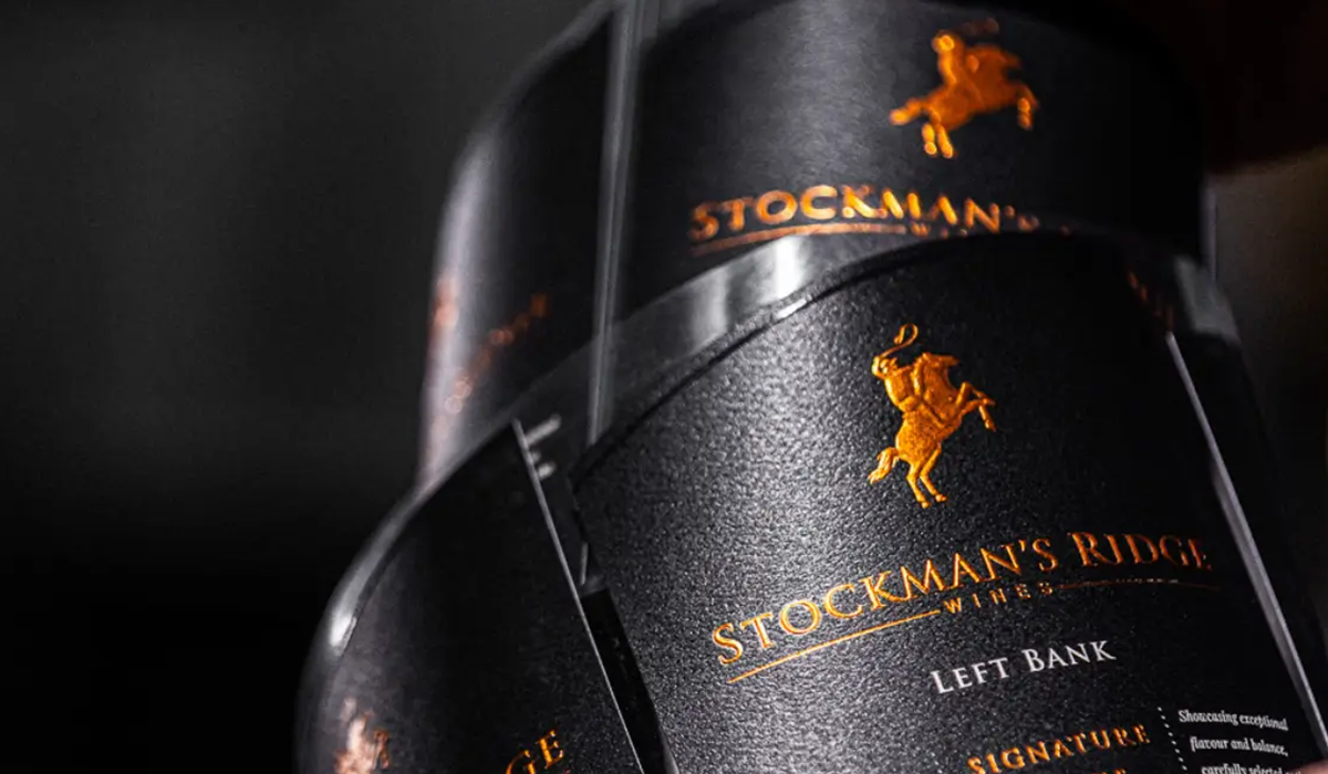Stockman's Ridge wine label