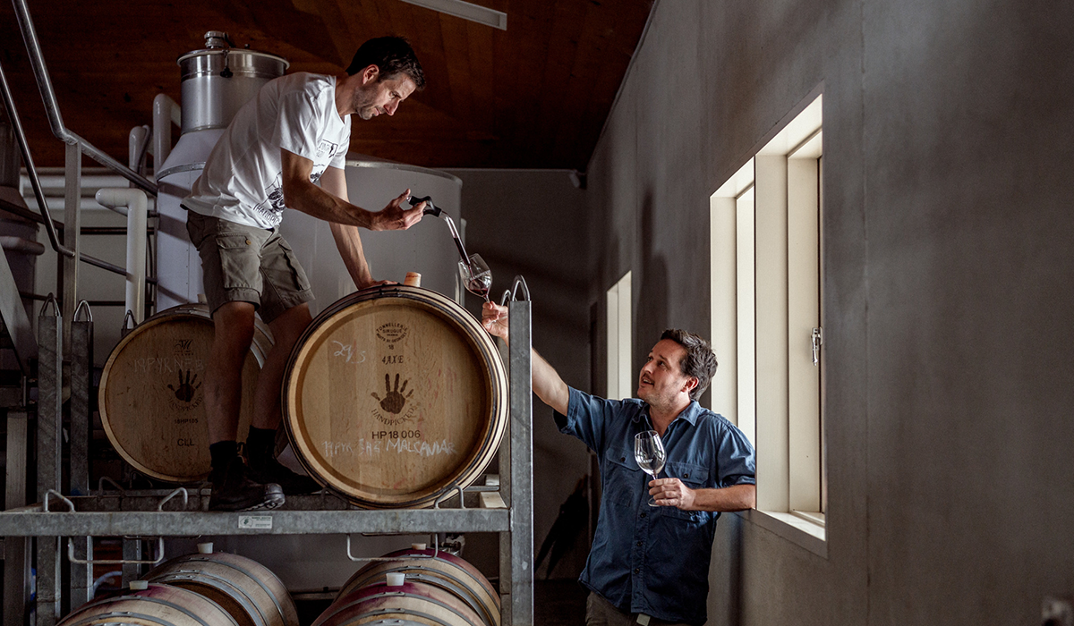 Two winemakers from Handpicked