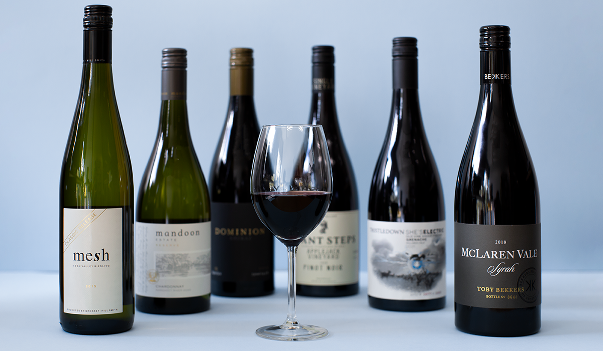 Line-up of wines that have been included in Halliday Wine Club.