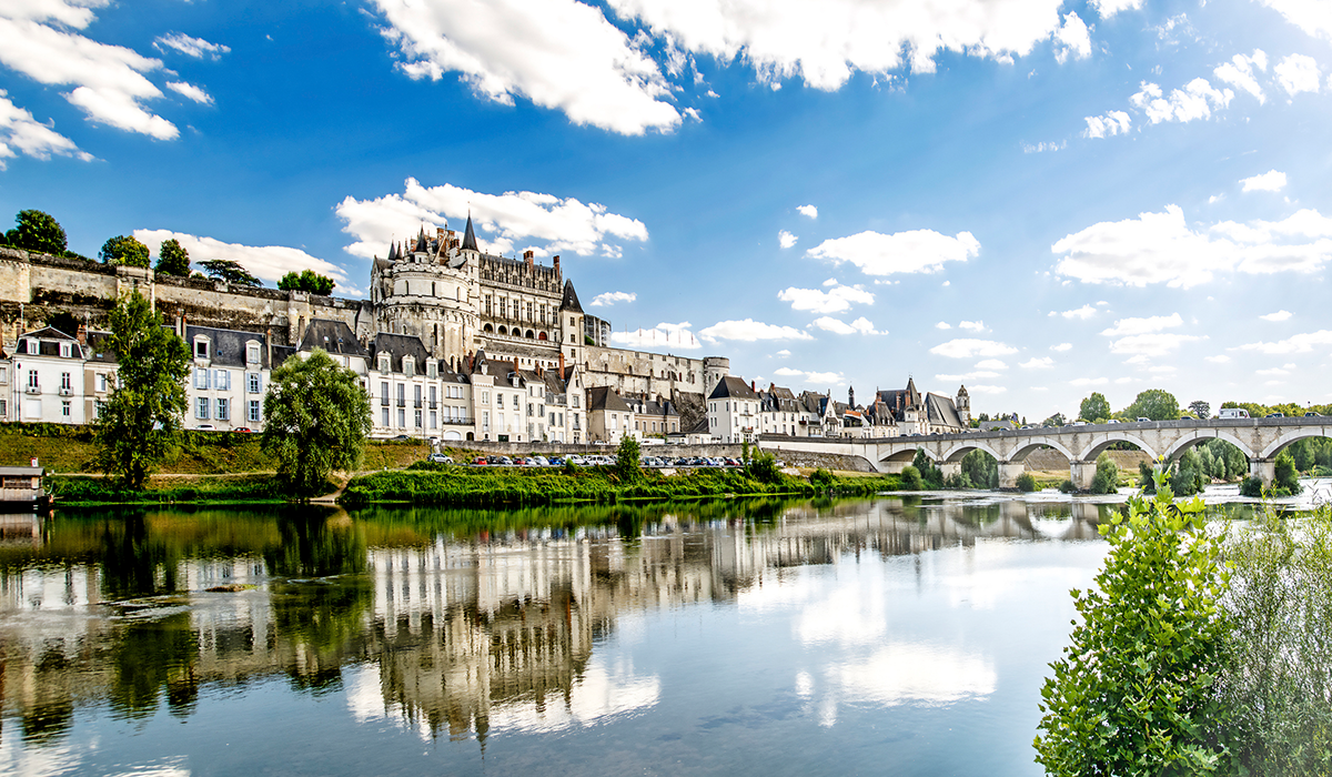 Amboise on Loire Valley in France
