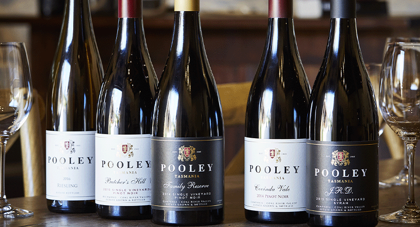 Pooley Wines Product Range