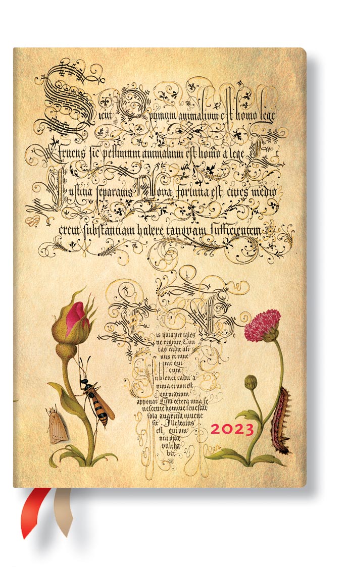 2023 Flemish Rose, Mini, Day-at-a-Time Diary